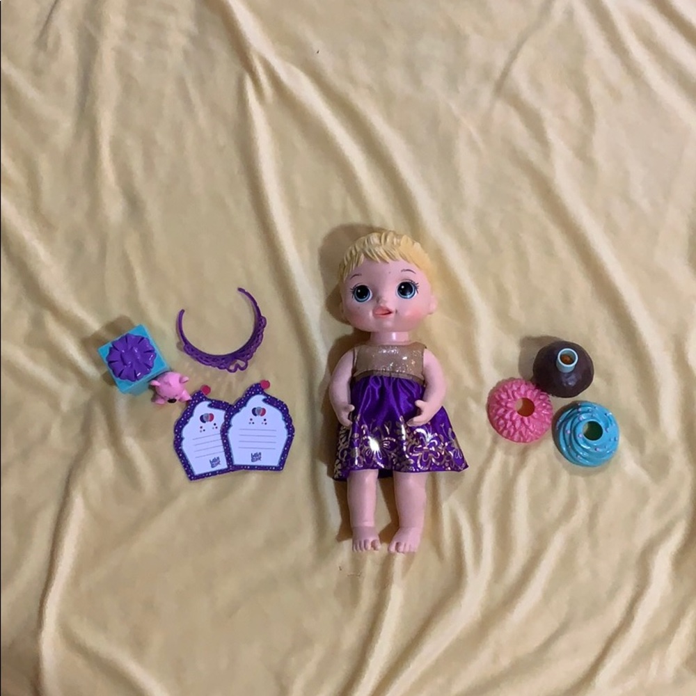 Baby alive cupcake birthday baby